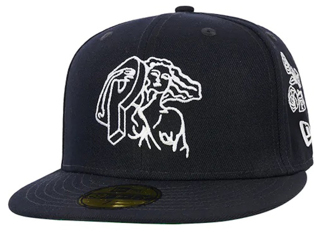 Pre-owned Palace New Era P-statue 59fifty Hat Navy